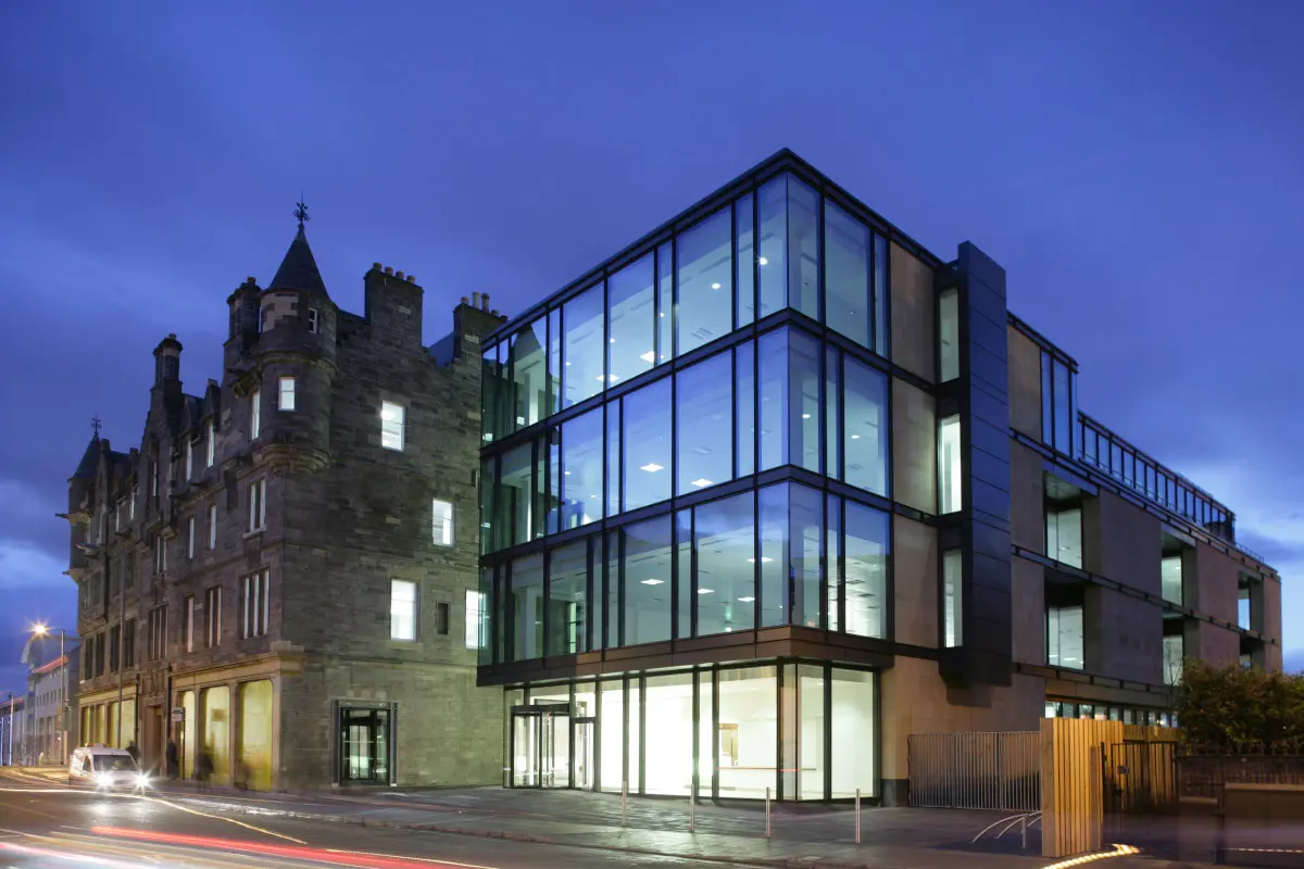 Front Of Building Evening View